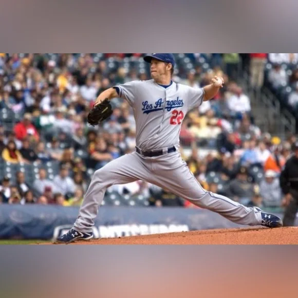 Majestic Authentic Los Angeles Dodgers Road Clayton Kershaw Jersey Men’s Sz: XXL - Picture 2 of 6